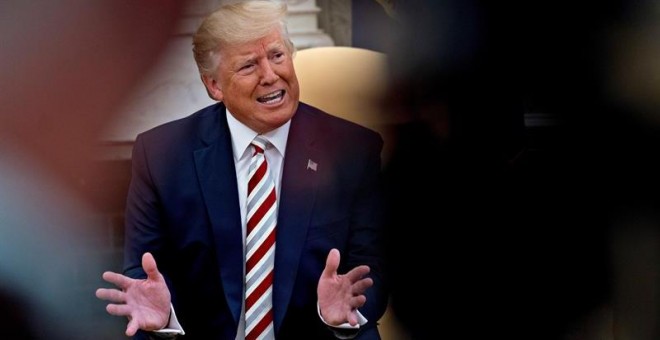 El presidente de EEUU, Donald Trump, en una imagen reciente en la casa Blanca. EFE/EPA/Andrew Harrer