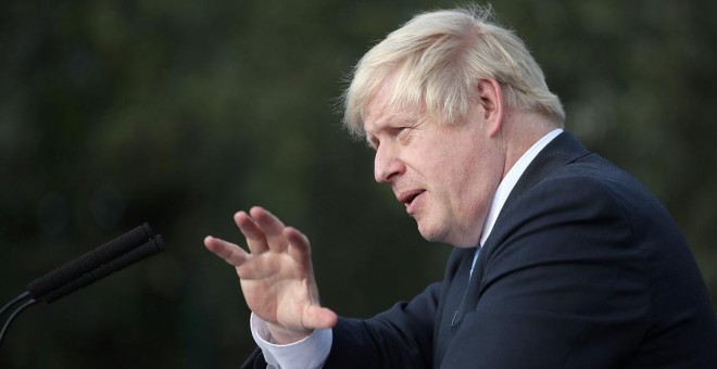 05/09/2019 - El primer ministro británico, Boris Johnson, durante un acto en West Yorkshire. / REUTERS