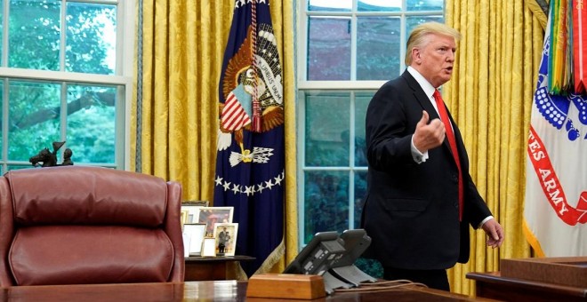 05/09/2019 - El presidente de los Estados Unidos, Donald Trump, en la Casa Blanca. / REUTERS - JOSHUA ROBERTS