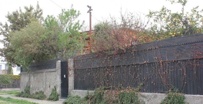 Fachada del centro de tortura de Pinochet contra la mujer. / MERITXELL FREIXAS