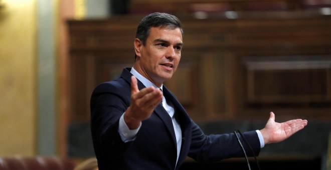 El presidente del Gobierno en funciones, Pedro Sánchez. - EFE