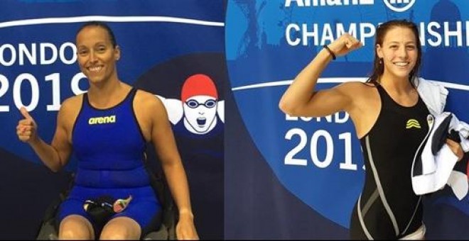 Teresa Perales y Nuria Marqués, medalla de oro en los Mundiales de natación paralímpica