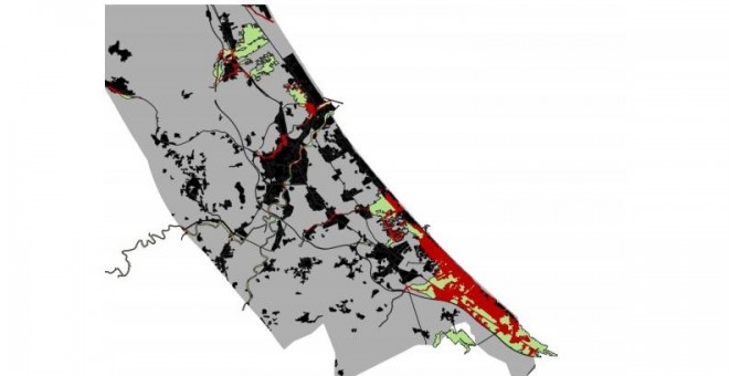 Área de la costa sur de Valencia. (Observatorio de la Sostenibilidad)