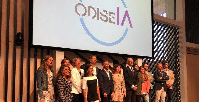 Imagen de la presentación de OdiseIA en Madrid. Público