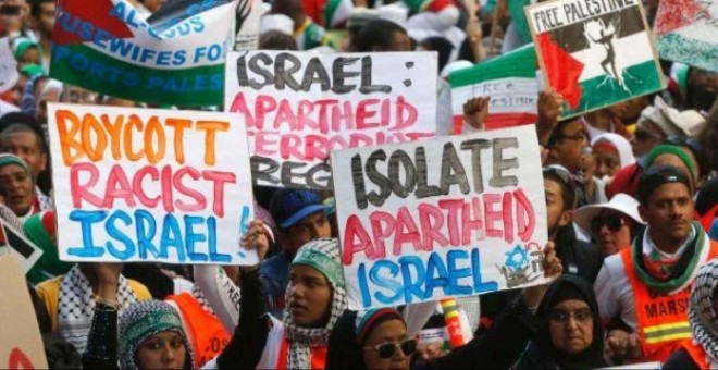 17/09/2019 - Movimiento de Boicot, Desinversiones y Sanciones (BDS) hacia Israel en apoyo al pueblo palestino / REUTERS