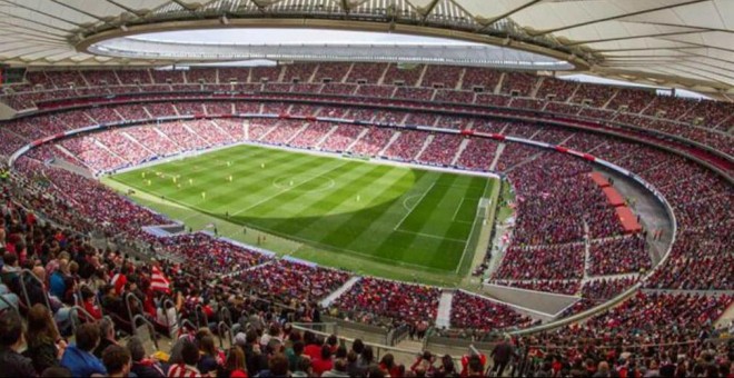 Estadio Wanda Metropolitano, durante un evento deportivo. EFE