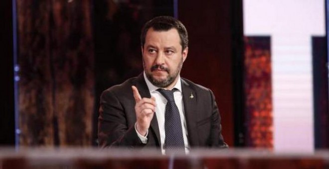 El líder soberanista de la Liga, Matteo Salvini.- EFE
