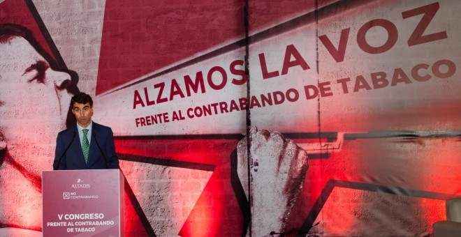 de Jon Fernández de Barrena, presidente de Altadis, en el V Congreso Frente al Contrabando de Tabaco.