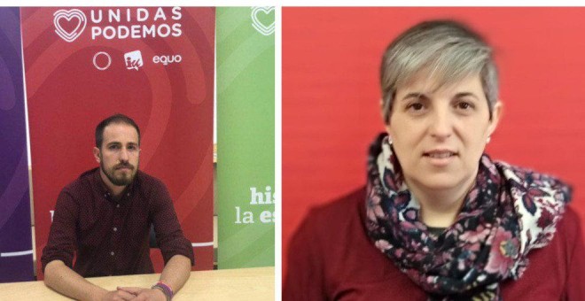 Luis del Piñal y Leticia Martínez, candidatos que se repartirían el supuesto escaño.