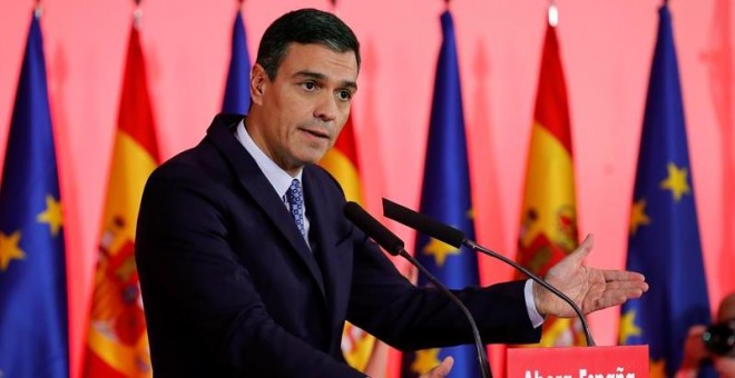 El secretario general del PSOE y presidente del Gobierno en funciones, Pedro Sánchez. - EFE