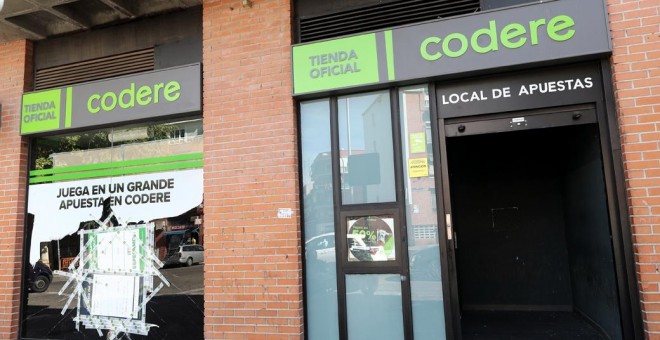 Local de apuestas de Codere, en Madrid. E.P./Eduardo Parra