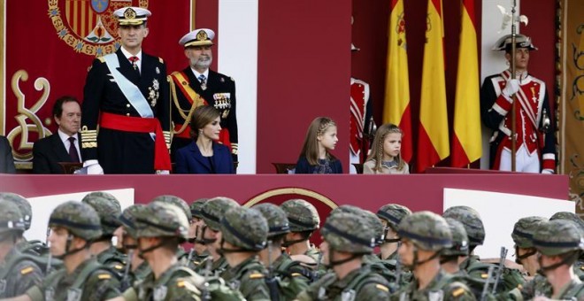 Desfile del 12 de octubre de 2018. EFE/Archivo.