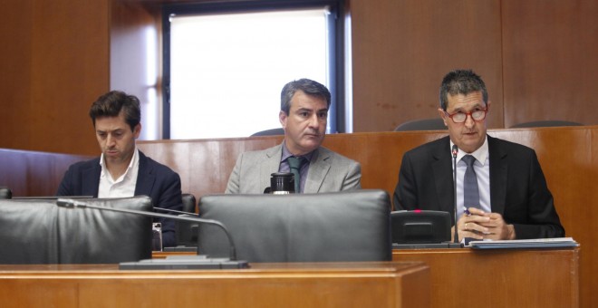 15/10/2019 - El diputado oscense del PP Antonio Romero defendió la propuesta de resolución para deportar a Goiat. / CORTES DE ARAGÓN