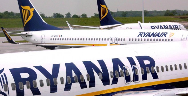 Aviones de Ryanair. EFE/Archivo