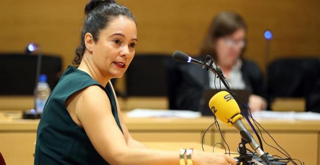 La sargento del Seprona Gloria Moreno durante su declaración en el juicio. - EFE/Elvira Urquijo A.