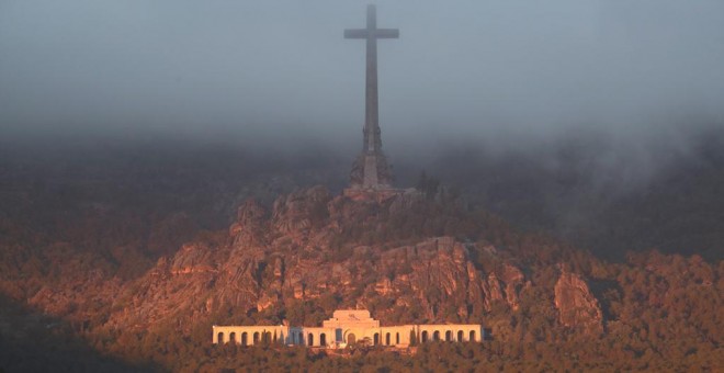 Vista del Valle de los Caídos, en las horas previas a la exhumación de los restos del dictador Francisco Franco. REUTERS/Sergio Perez
