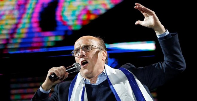 El candidato del Frente Amplio, Daniel Martínez, el miércoles en Montevideo. REUTERS/Mariana Greif