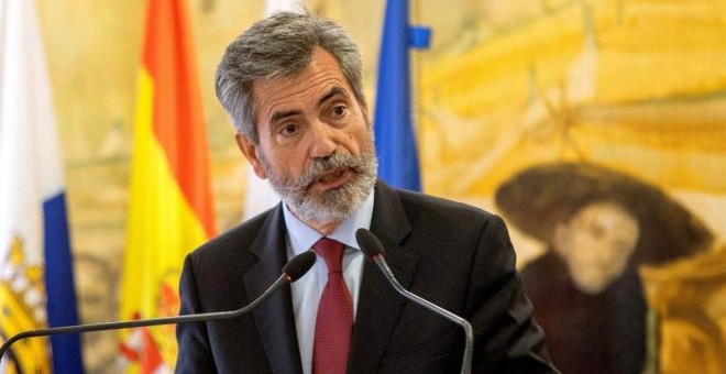 El Presidente del Tribunal Supremo y del Consejo General del poder judicial, Carlos Lesmes. (ROMÁN G. AGUILERA | EFE)