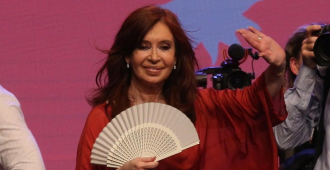 27/10/2019 - La expresidenta argentina Cristina Fernández durante las eleciones del 27 de octubre. / REUTERS - AGUSTIN MARCARIAN