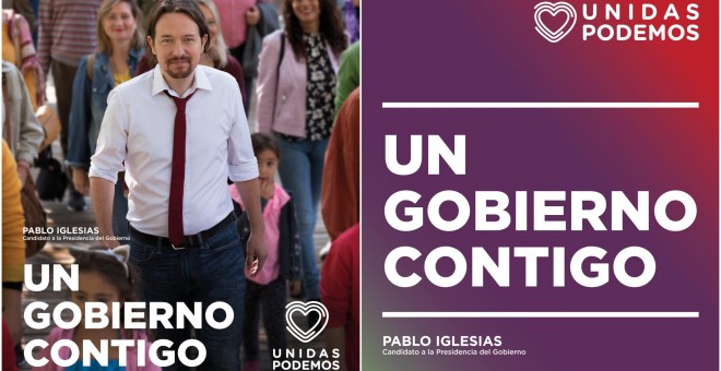 31/10/2019 - Cartel electoral de Unidas Podemos para las elecciones generales del 10-N. / UNIDAS PODEMOS