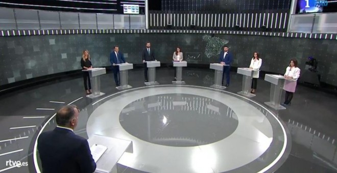 01/11/2019 - Comienza el primer debate electoral de la campaña para el 10-N. / RTVE