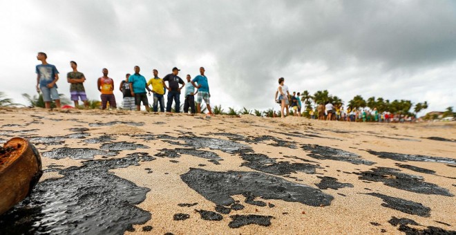 La Costa de los Corales, en Alagoas, es otra de las zonas afectadas por la marea negra. FELIPE BRASIL (FOTOS PÚBLICAS) 17/10/19