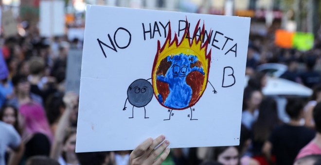 Madrid ya fue testigo a finales de este septiembre de la segunda huelga mundial por el clima. / Europa Press