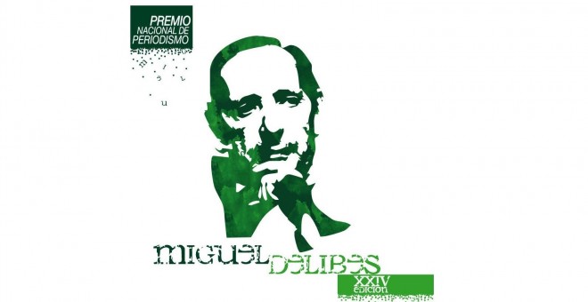 Cartel del XXIV Premio Nacional de Periodismo Miguel Delibes. / APM