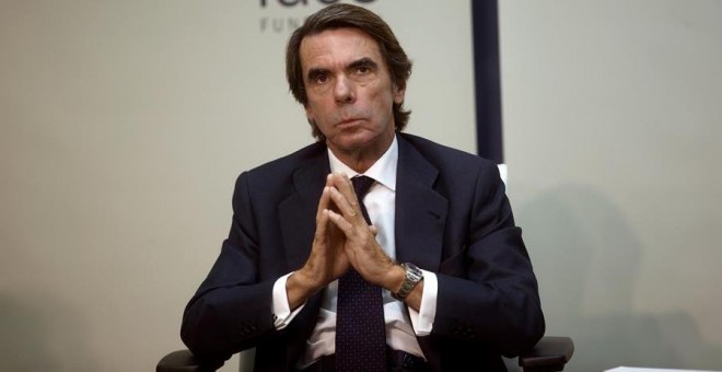 El expresidente del Gobierno, José María Aznar. / EFE