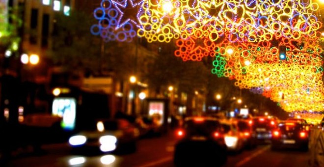 Iluminación Navideña en la ciudad de Madrid. / Flickr