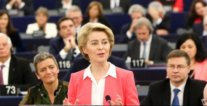 La nova presidenta de la Comissió Europea, l'alemanya Ursula von der Leyen.