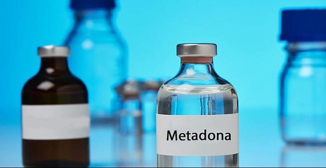 Imagen de una botella de metadona./ Archivo