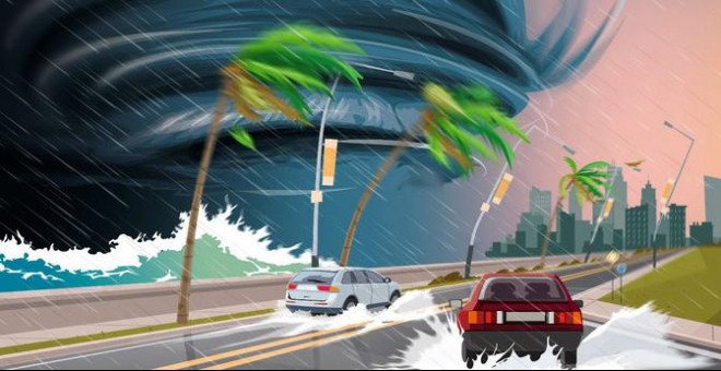 La crisis climática intensificará la frecuencia de fenómenos extremos como los huracanes. / José Antonio Peñas (SINC)