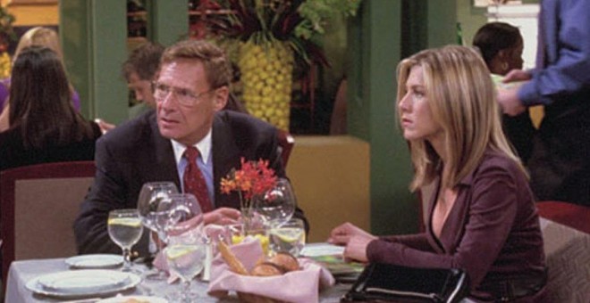 Ron Leibman en su aparición en 'Friends'.