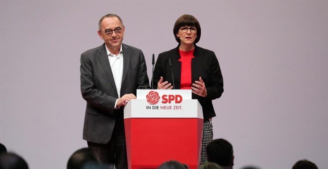 Convención del SDP alemán. EFE/EPA/FOCKE STRANGMANN