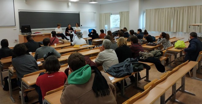 09/12/2019 - Acto de la Cumbre Social del clima en la Universidad Complutense de Madrid. / GUILLERMO MARTÍNEZ