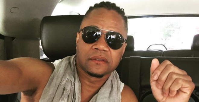 El actor estadounidense Cuba Gooding Jr en una foto de su instagram @cubagoodingjr