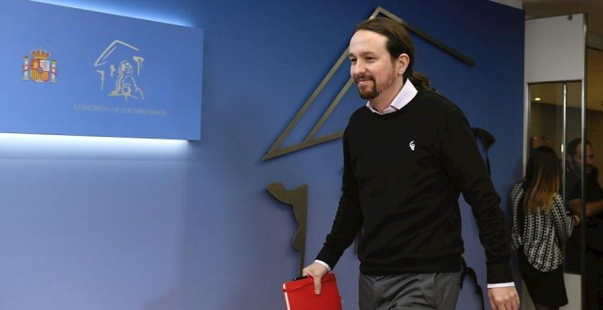 El líder de Unidas Podemos, Pablo Iglesias. - EFE