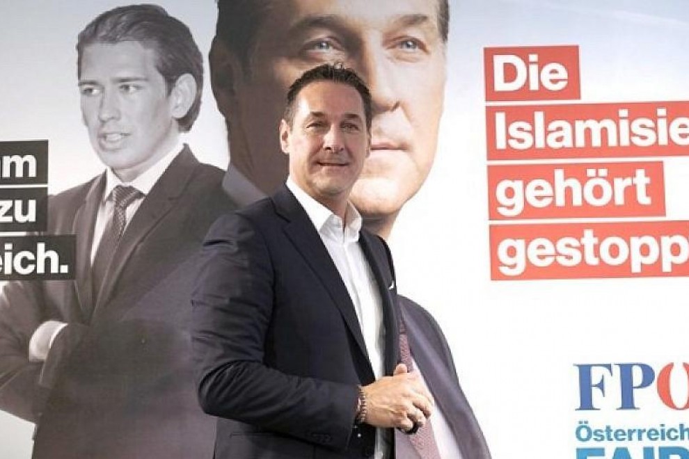 El exlíder del Partido de la Libertad de Austria (FPÖ) Heinz Christian Strache