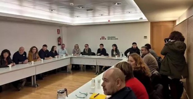 Reciente reunión de la Ejecutiva de ERC - EUROPA PRESS