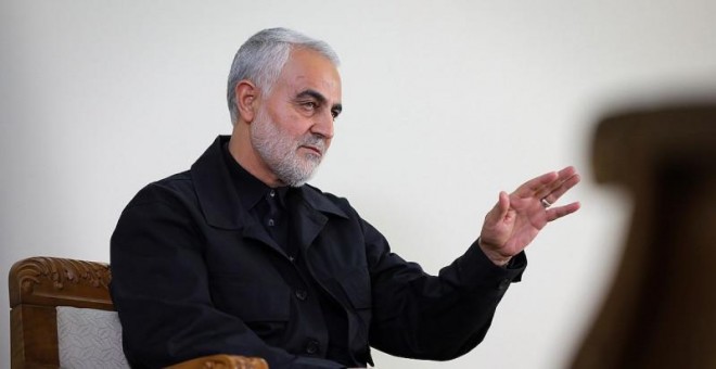 Imagen de archivo de Qasem Soleimani, 1 de octubre de 2019.  KHAMENEI.IR