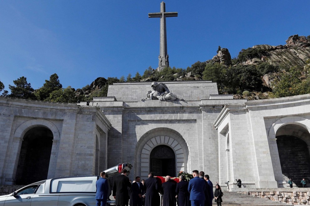 El Valle de los Caídos durante la exhumación del dictador Francisco Franco. / Europa Press