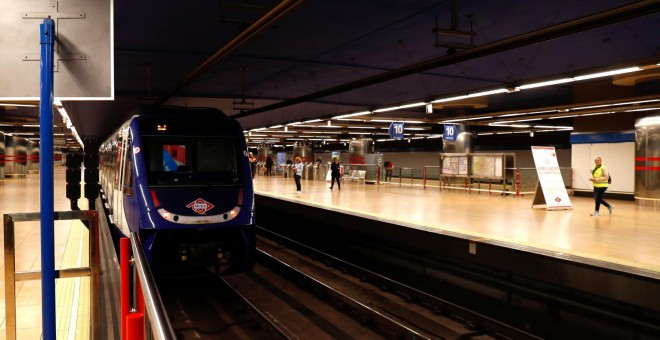 Estación de Metro Tres Olivos (Línea 10) en Madrid. / EUROPA PRESS