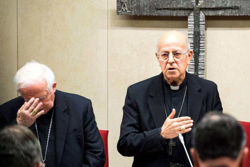 El cardenal, arzobispo de Valladolid y presidente de la Conferencia Episcopal Española, Ricardo Blázquez. / LUCA PIERGIOVANNI (EFE)