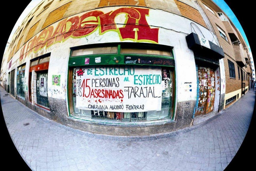 Fachada de La Enredadera en el barrio de Tetuán.