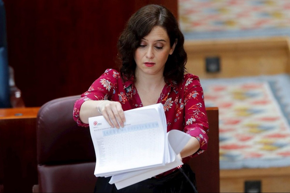 La presidenta de la Comunidad de Madrid, Isabel Díaz Ayuso. EFE/Emilio Naranjo/Archivo