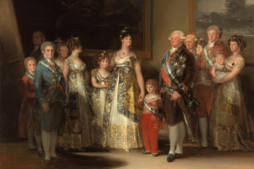 La familia de Carlos IV, obra de Francisco de Goya.