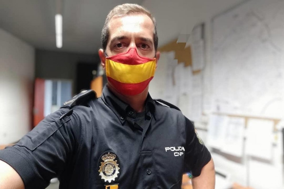 Jandro Lion, policía nacional y youtuber ultraderechista.