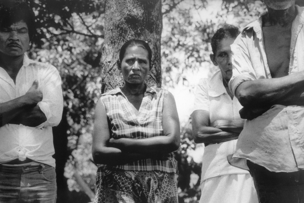 Indígenas misquitos en la comunidad de Walpa (Nicaragua), en 1986.