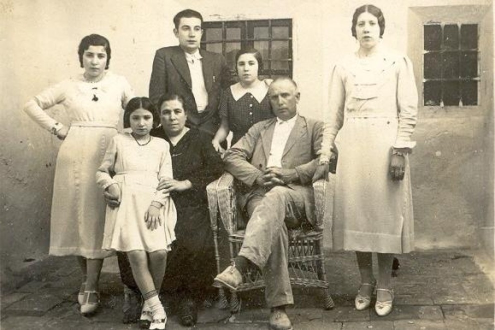 Pedro Andrés Ródenas y su familia española en el exilio mexicano. - Cedida